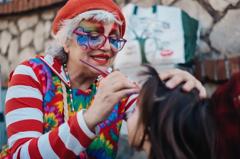 Braciere e caldarroste alla sagra