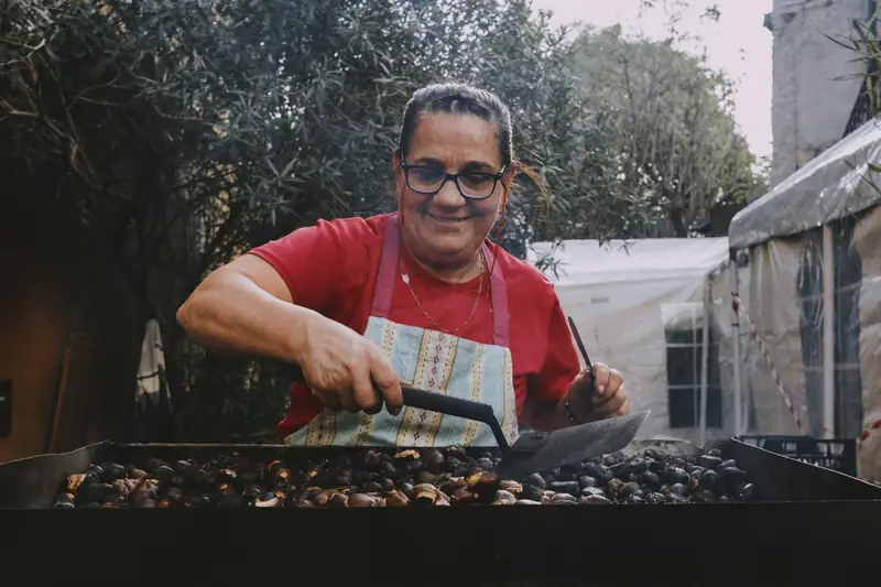 Sagra della Castagna di Cave 2023 caldarroste