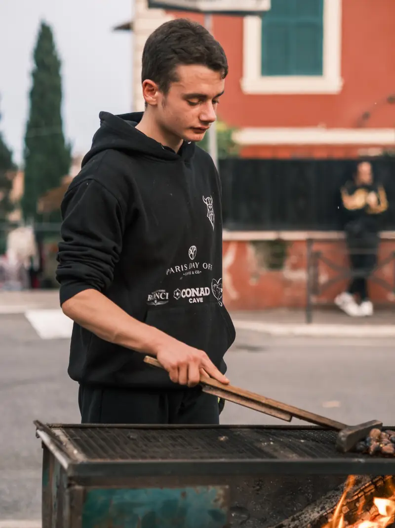 Sagra della Castagna di Cave 2024 fiamma