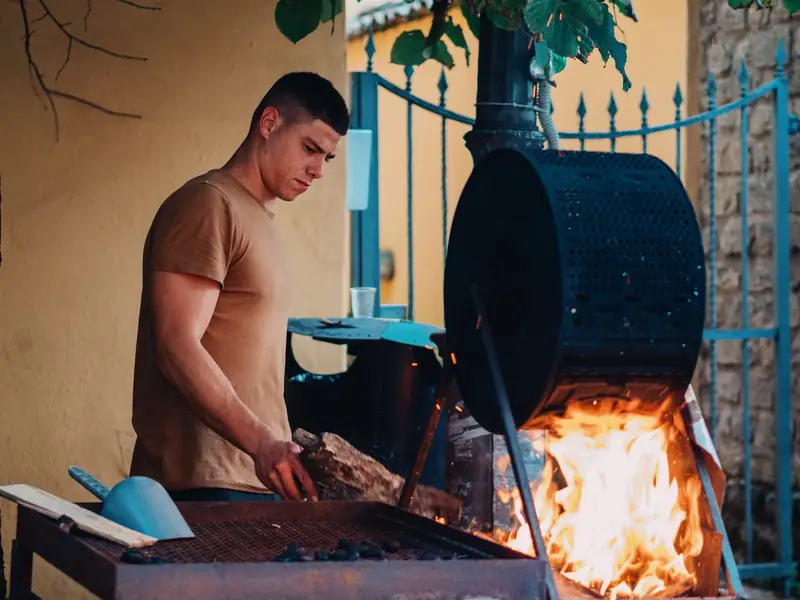 Sagra della Castagna di Cave 2024 fuoco