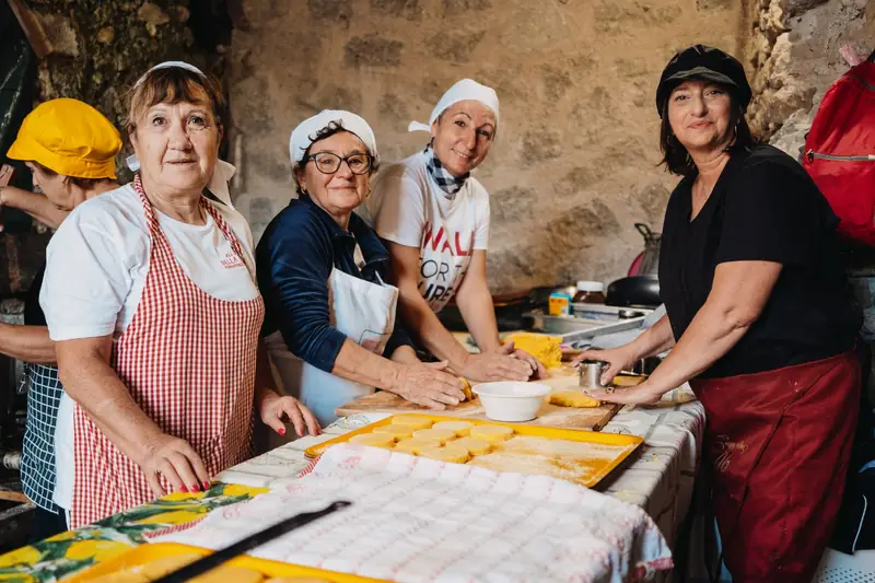 Sagra della Castagna di Cave 2024 impasto